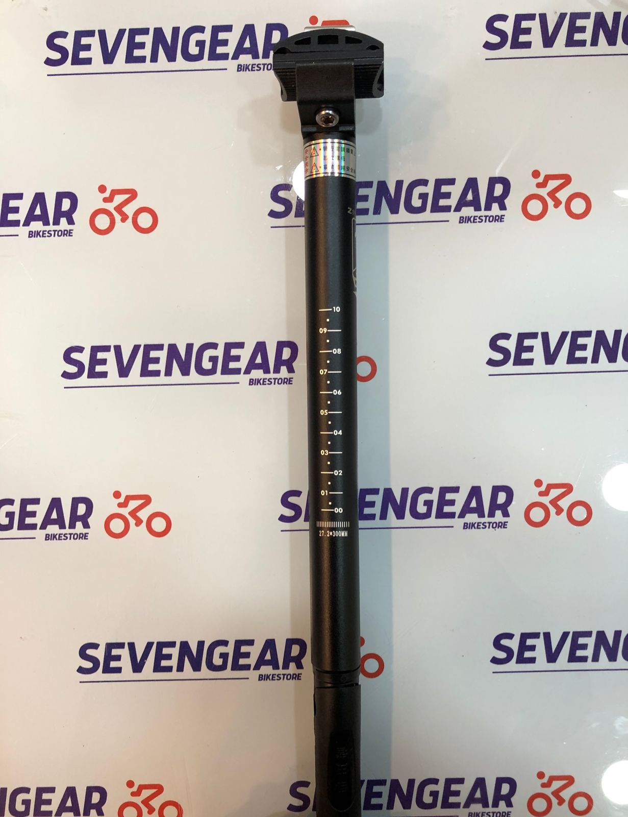 1981 Ziyouzhe Alu Seatpost 27.2*300mm With Pump Inside - الصورة 1
