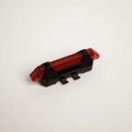 Flasher DC-918 , USB Rechargeable Bicycle Tail-light - Red