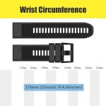 ⁦حزام سهل الملاءمة 26 مم من السيليكون الناعم متوافق مع ساعات جارمن الذكية Garmin Fenix 5X Plus / Fenix 6X / Fenix 6X Pro / 2 Delta PX / Descent Mk2⁩ - الصورة ⁦11⁩