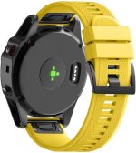 ⁦حزام سهل الملاءمة 26 مم من السيليكون الناعم متوافق مع ساعات جارمن الذكية Garmin Fenix 5X Plus / Fenix 6X / Fenix 6X Pro / 2 Delta PX / Descent Mk2⁩ - الصورة ⁦28⁩