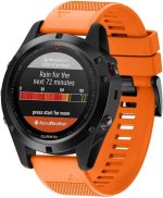 ⁦حزام سهل الملاءمة 26 مم من السيليكون الناعم متوافق مع ساعات جارمن الذكية Garmin Fenix 5X Plus / Fenix 6X / Fenix 6X Pro / 2 Delta PX / Descent Mk2⁩ - الصورة ⁦26⁩