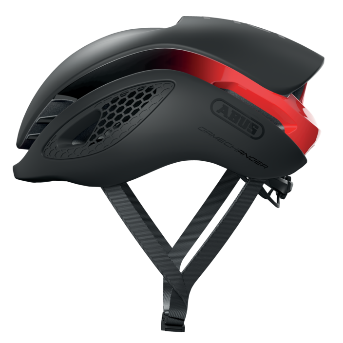 86786_GameChanger_black_red_side_abus_640 ABUS GameChanger - Black Red M - Ultimate Aero Helmet - الصورة 1
