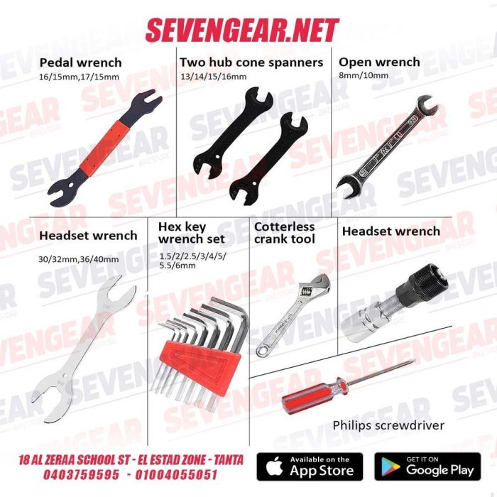 ⁦All in One Bike Repair Ket 44PCs⁩ - الصورة ⁦2⁩