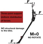 Aluminum Bike Stand LGA-4 , Bicycle Kickstand - Image 3