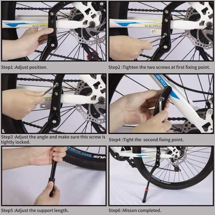 Aluminum Bike Stand LGA-4 , Bicycle Kickstand - Image 6