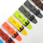 ⁦Band Easy Fit 22mm Soft Silicone Watch Band Replacement for Garmin Forerunner 745 / 955 / 955 Solar / 965 / 970 Smartwatches⁩ - الصورة ⁦2⁩