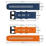 ⁦Band Easy Fit 22mm Soft Silicone Watch Band Replacement for Garmin Forerunner 745 / 955 / 955 Solar / 965 / 970 Smartwatches⁩ - الصورة ⁦14⁩