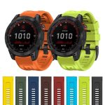 Band Easy Fit 22mm Soft Silicone Watch Band Replacement for Garmin Forerunner 745 / 955 / 955 Solar / 965 / 970  Smartwatches