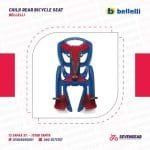 Bellelli Child Rear Bicycle Seat - PEPE - Image 3
