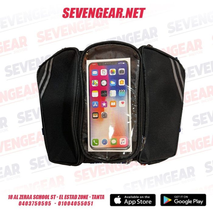 Bike Frame Bag With 2 Sides Black - Image 3