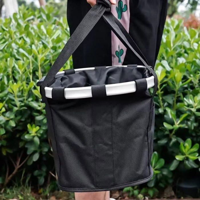 Bike Front Basket Bag With Handlebar Mount - Image 2
