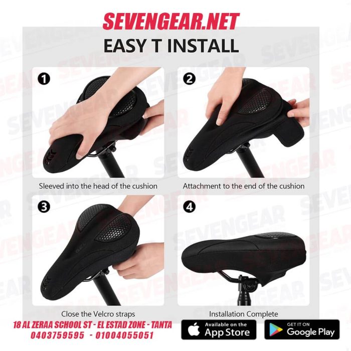 ⁦Bike Saddle Gel Cover BSC07⁩ - الصورة ⁦2⁩