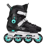 COUGAR MZS307C Freestyle Inline Roller Skates - Black - Image 2