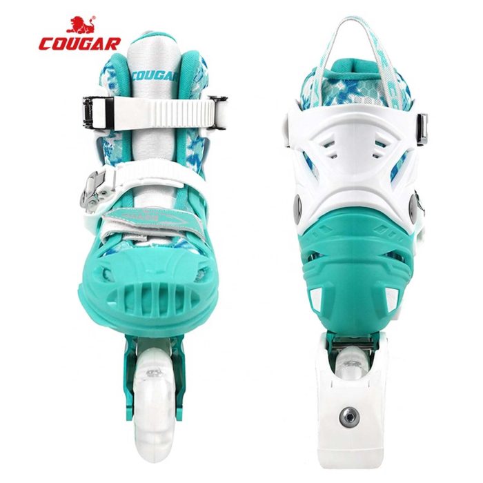 COUGAR MZS315 Flashing Roller Skates - Green - Image 4