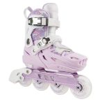 COUGAR MZS315 Flashing Roller Skates - Purple/White - Image 2