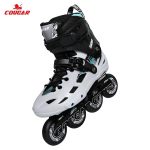 COUGAR MZS509C Freestyle Slalom Inline Roller Skates - White/Black - Image 4