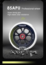 COUGAR MZS513 3 Wheels Hard Boot Roller Skates - Image 17