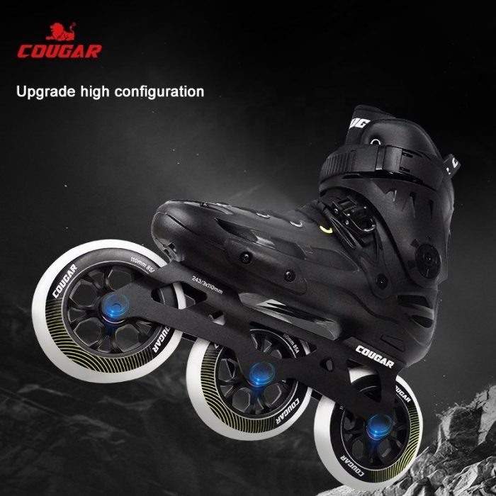 COUGAR MZS513 3 Wheels Hard Boot Roller Skates - Image 9