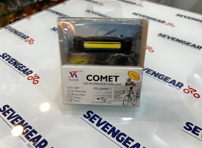 ⁦Comet Flasher 150Lumen - HJ-035 - 2 Colors ,Tail-Light, USB Rechargeable⁩ - الصورة ⁦2⁩