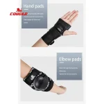 Cougar Safety Kit MH900 Black - for Knees & Elbows and Wrists - Image 4