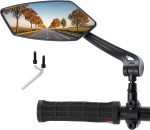 EasyDo Bike Mirror, Wide Vision, Adjustable (2 Mirrors: Left and Right) - Image 2