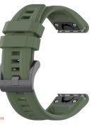 ⁦حزام سهل الملاءمة 26 مم من السيليكون الناعم متوافق مع ساعات جارمن الذكية Garmin Fenix 5X Plus / Fenix 6X / Fenix 6X Pro / 2 Delta PX / Descent Mk2⁩ - الصورة ⁦13⁩