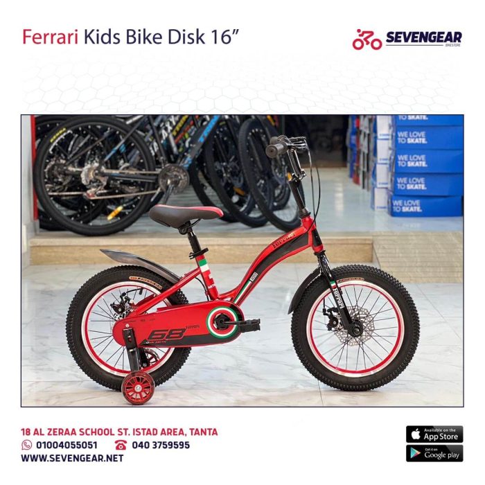 ⁦Ferrari Kids Bike Disk 16"⁩ - الصورة ⁦3⁩