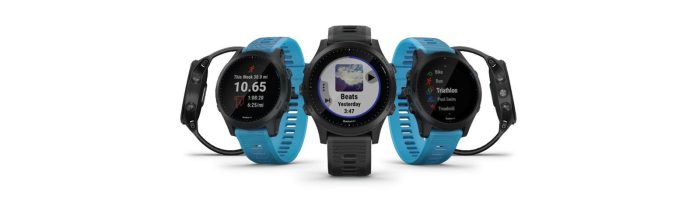 ⁦Garmin Forerunner 945 Bundle, Premium GPS Running/Triathlon Smartwatch with Music, with a HRM-Tri™ monitor, a HRM-Swim™ monitor and a quick release kit⁩ - الصورة ⁦15⁩