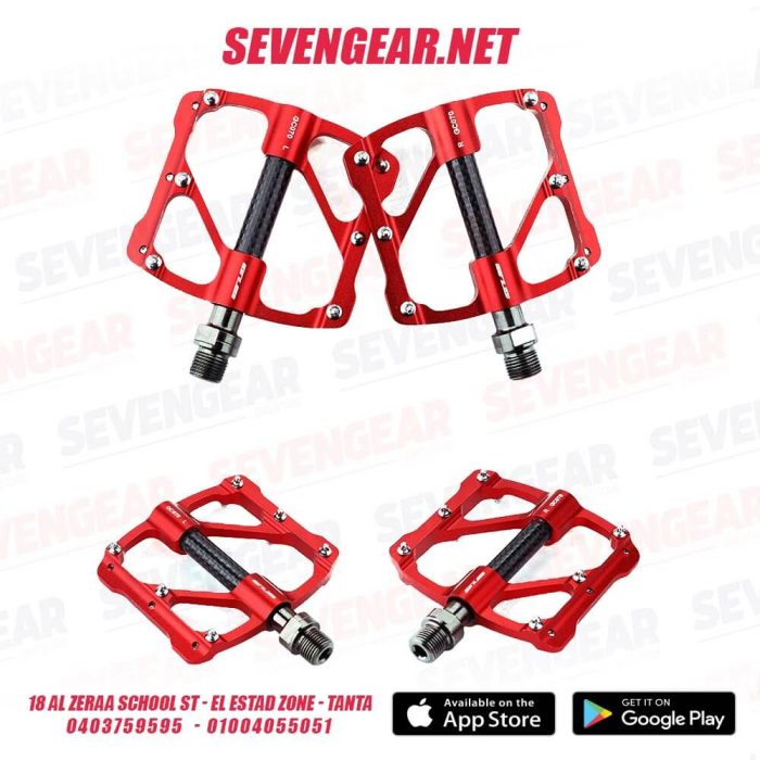 GUB Bike Pedals GC070 - Red - Image 4
