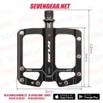 ⁦GUB Bike Aluminum Pedals GC075⁩ - الصورة ⁦2⁩