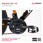 ⁦دراجة اطفال جالاكسى 24 بوصه A5⁩ - الصورة ⁦3⁩