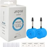 JFOYH Road Inner Tube TPU Ultra Light 700*18-32 65L PV  - 2 Pack