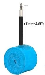 JFOYH Road Inner Tube TPU Ultra Light 700*18-32 65L PV - 2 Pack - الصورة 6