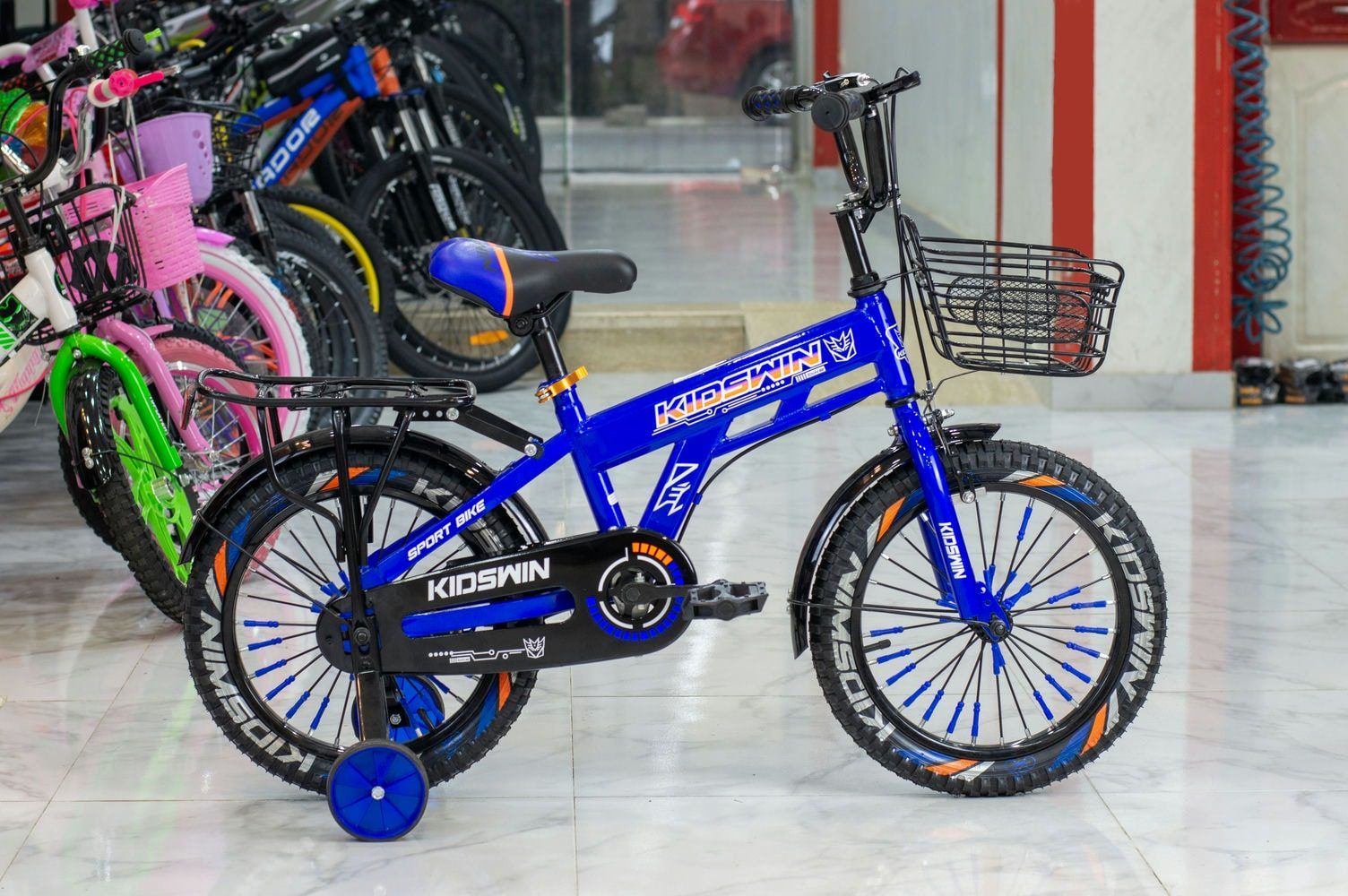 KIDSWIN-16-BL KidsWin Kids Bike Size 16" - Image 1