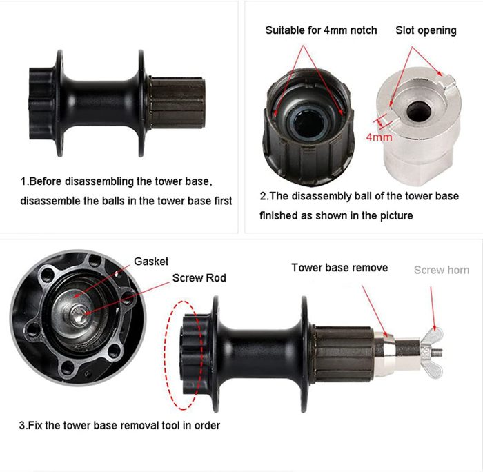 ⁦M6 304 Free Hub Body Removal Tool⁩ - الصورة ⁦8⁩