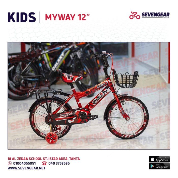 ⁦My Way - دراجة اطفال 12 بوصه⁩ - الصورة ⁦3⁩