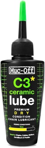 ⁦Muc Off C3 سيراميك, التشحيم الجاف للجنزير, التزييت الفائق مع صبغة التتبع بالأشعة فوق البنفسجية, 50ml⁩ - الصورة ⁦7⁩