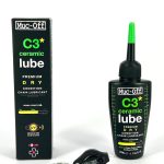 Muc Off C3 سيراميك, التشحيم الجاف للجنزير, التزييت الفائق مع صبغة التتبع بالأشعة فوق البنفسجية, 50ml