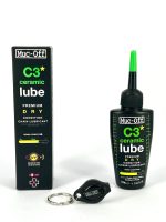 Muc Off C3 سيراميك, التشحيم الجاف للجنزير, التزييت الفائق مع صبغة التتبع بالأشعة فوق البنفسجية, 50ml
