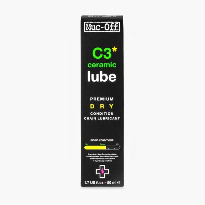⁦Muc Off C3 سيراميك, التشحيم الجاف للجنزير, التزييت الفائق مع صبغة التتبع بالأشعة فوق البنفسجية, 50ml⁩ - الصورة ⁦5⁩