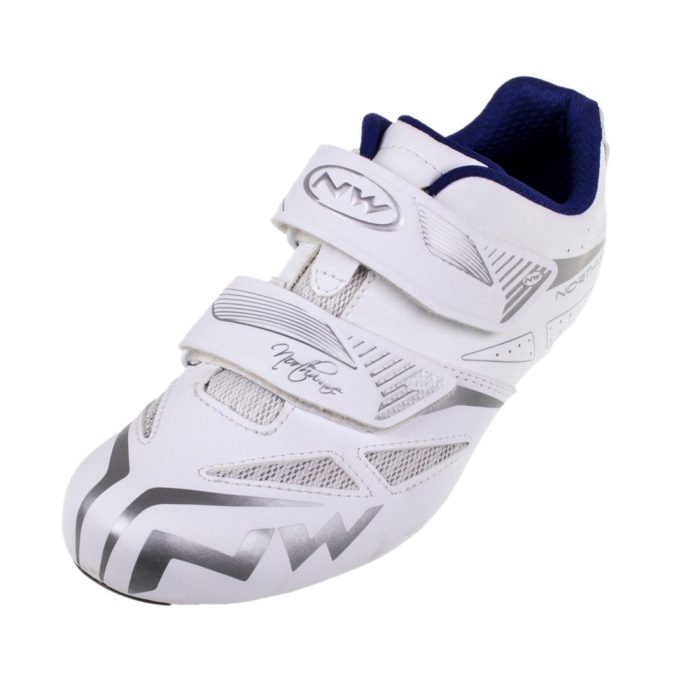 ⁦NorthWave Road Shoes Eclipse Evo White/Grey⁩ - الصورة ⁦3⁩