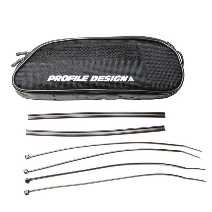 ⁦Profile Design Frame Bag TT Aero E-Pack Black Medium⁩ - الصورة ⁦5⁩