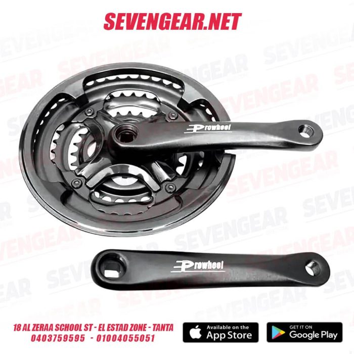 ⁦تروس كرنك الومنيوم 42-34-24 سن Prowheel⁩ - الصورة ⁦2⁩