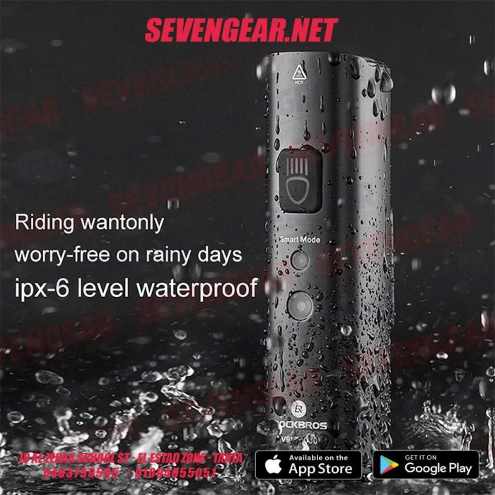 ROCKBROS Bike Front Light V9M-1000 IPX6 Waterproof - Image 4