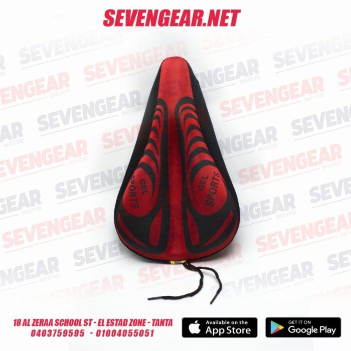 Saddle Cover Gel Sports - Orange - Image 3