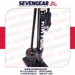 منفاخ ارضى Serfas FP-T1BK ب عداد ضغط , رأس منفاخ متوافقه مع البريستا و الشريدر لا تحتاج تعديل - الصورة 2