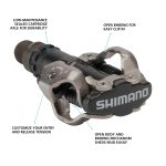 Shimano PD-M520 SPD Pedals MTB Pedals - الصورة 4