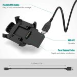 Charger Compatible with Garmin Fenix 3, Fenix 3 HR, Fenix 3 Sapphire, Quatix 3, Tactix Bravo Smartwatch - USB Charging Cable Clip 100cm - Image 2