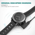 Charger Compatible with Garmin Fenix 3, Fenix 3 HR, Fenix 3 Sapphire, Quatix 3, Tactix Bravo Smartwatch - USB Charging Cable Clip 100cm - Image 3