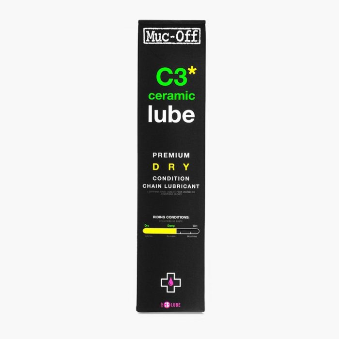⁦Muc Off C3 سيراميك, التشحيم الجاف للجنزير, التزييت الفائق مع صبغة التتبع بالأشعة فوق البنفسجية, 120ml⁩ - الصورة ⁦2⁩